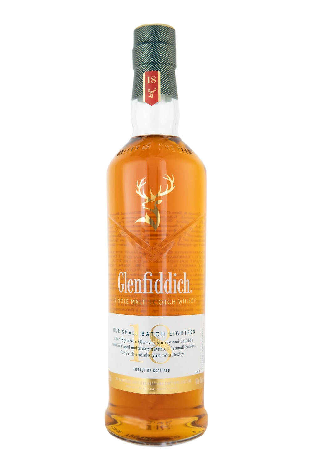 Glenfiddich 18 Jahre Single Malt Scotch Whisky - 0,7L 40% vol
