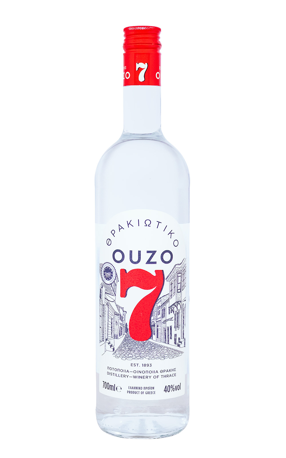 Thracian Ouzo 7 - 0,7L 38% vol