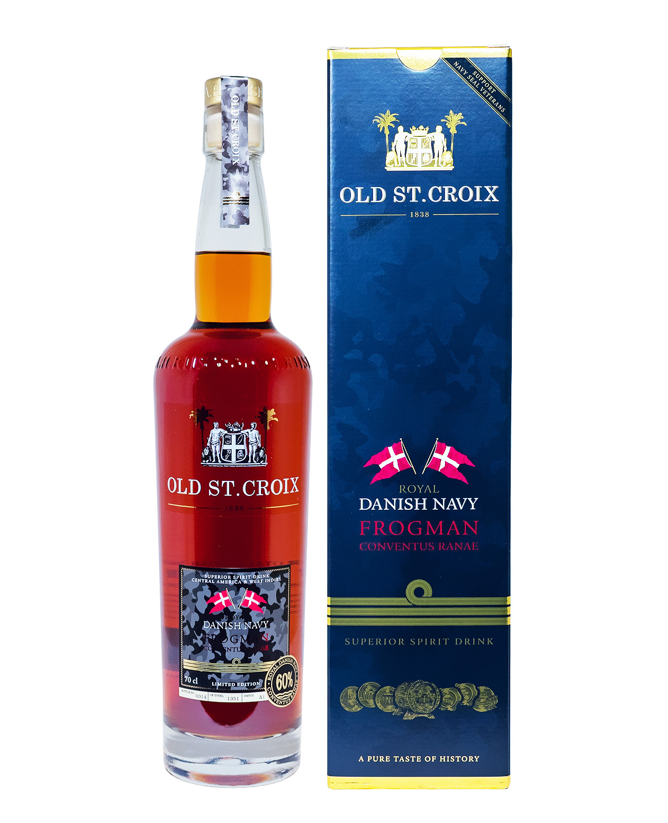 Old St. Croix Royal Danish Navy Frogman Conventus Ranae - 0,7L 60% vol