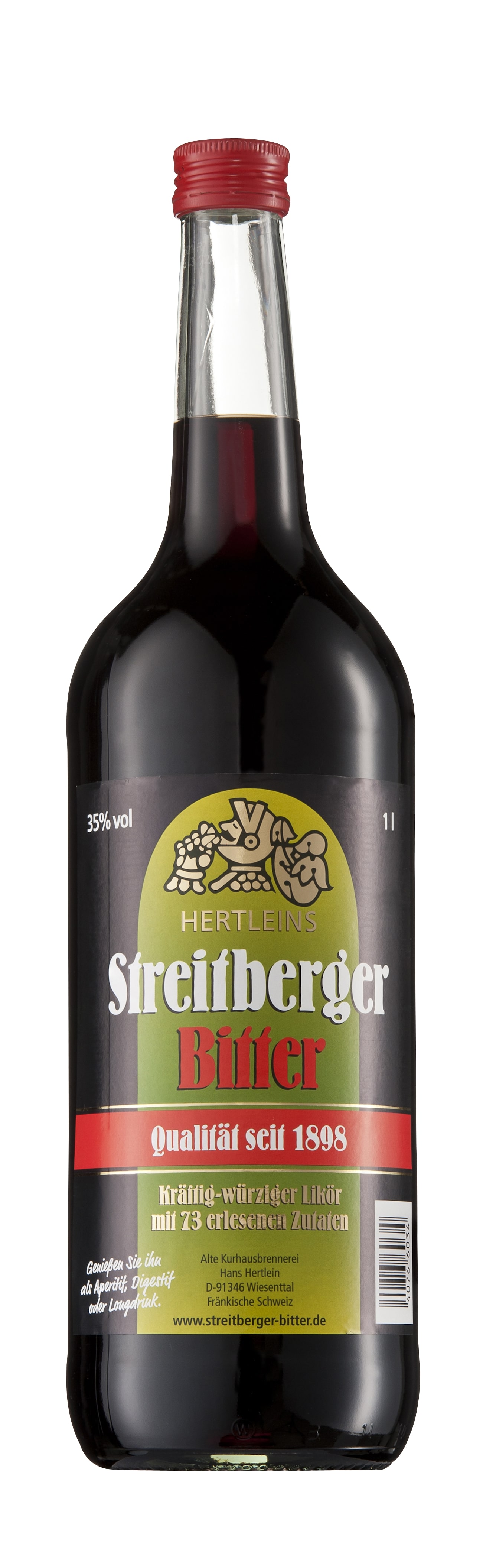 Hertleins Streitberger Bitter - 1 Liter 35% vol Hertleins Streitberger Bitter - 1 Liter 35% vol