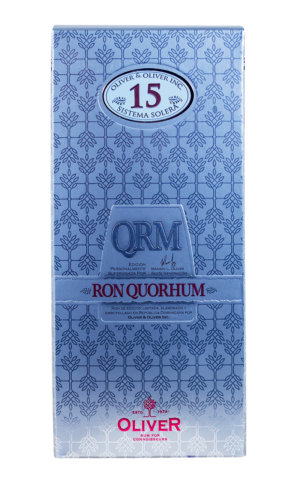 Ron Quorhum 15 Jahre Solera Rum - 0,7L 40% vol
