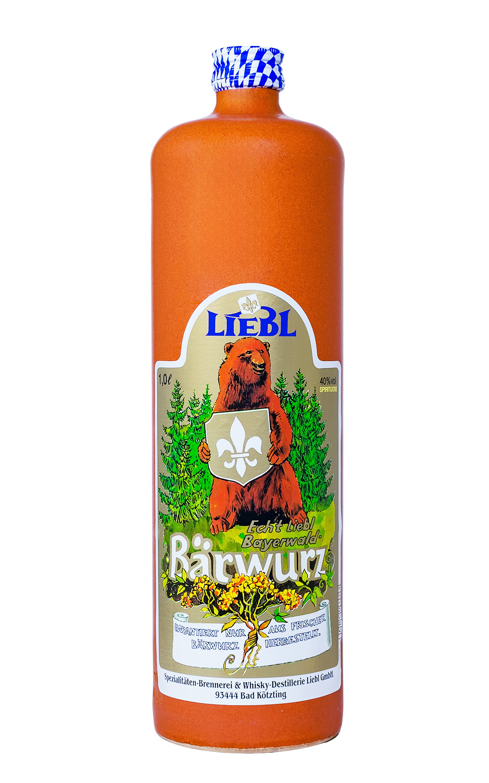 Liebl Bayerwald Bärwurz - 1 Liter 40% vol