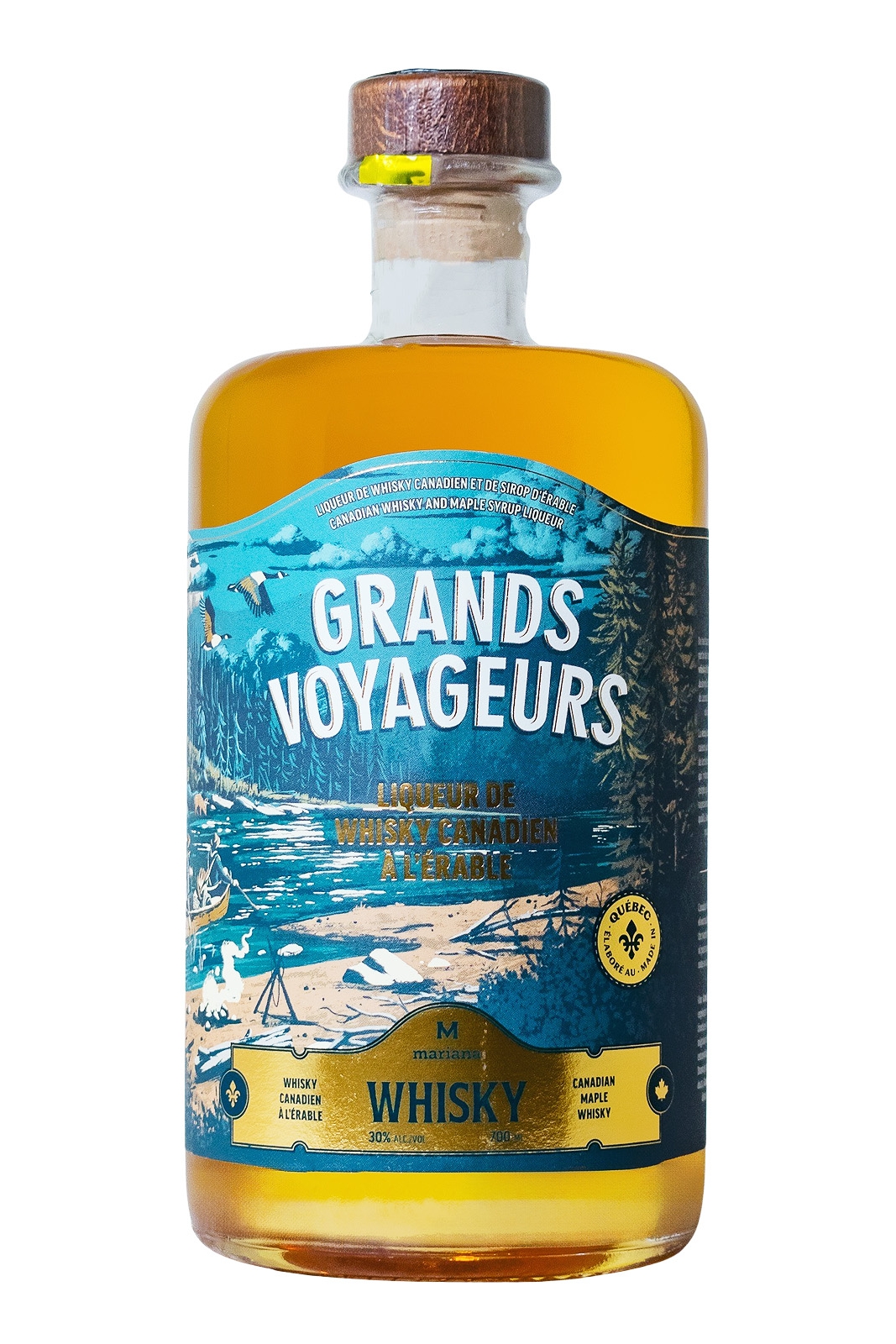Grands Voyageurs Canadian Maple Whisky-Likör - 0,7L 30% vol Grands Voyageurs Canadian Maple Whisky-Likör - 0,7L 30% vol