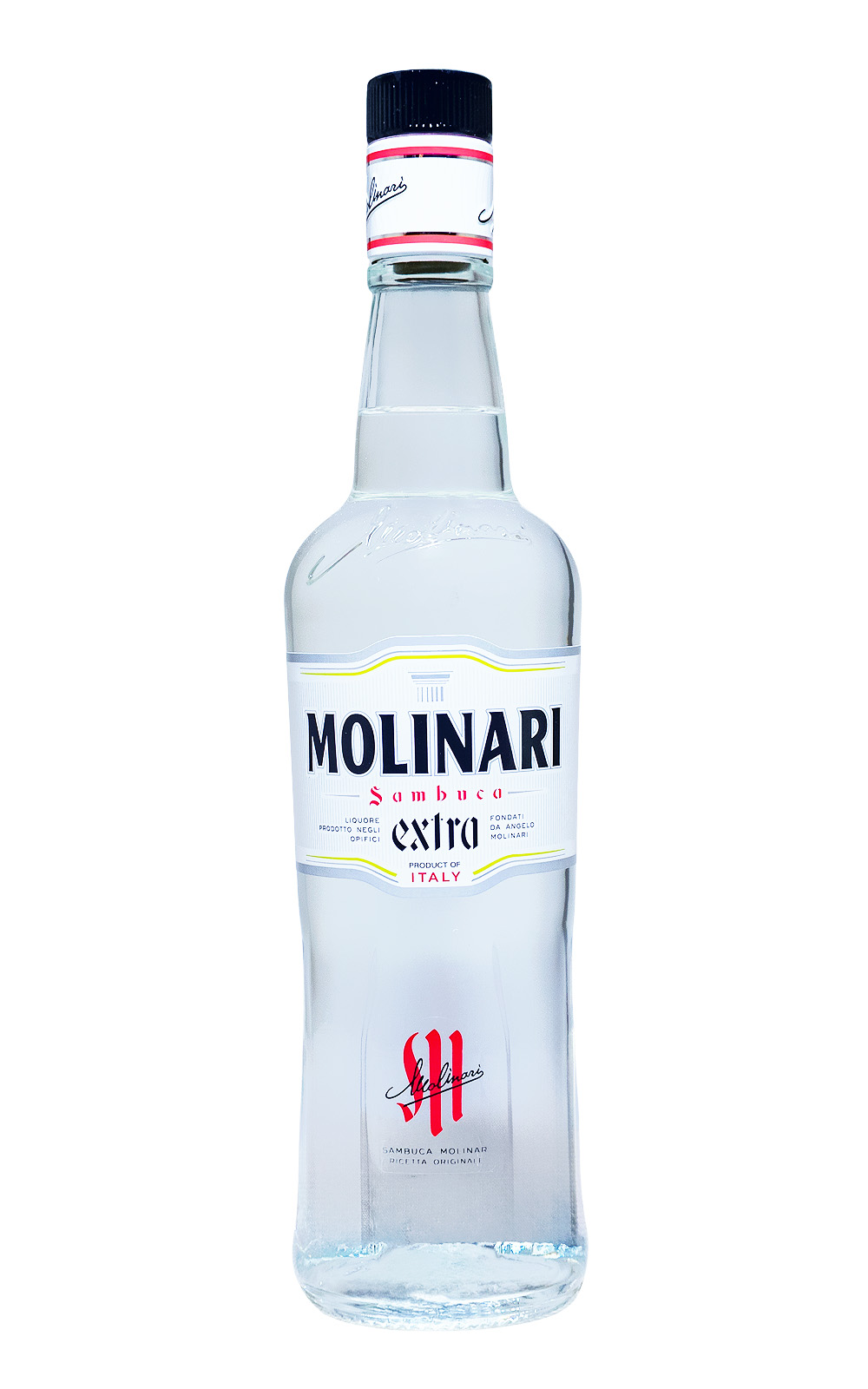 Molinari Sambuca Extra mit Shotglas - 0,7L 40% vol
