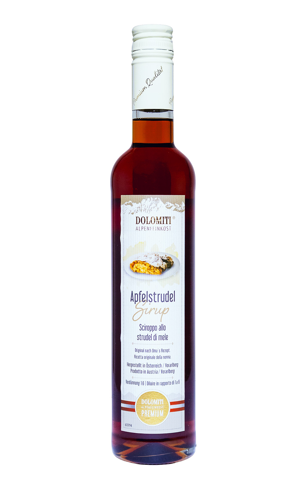 Dolomiti Apfelstrudel Sirup - 0,5L