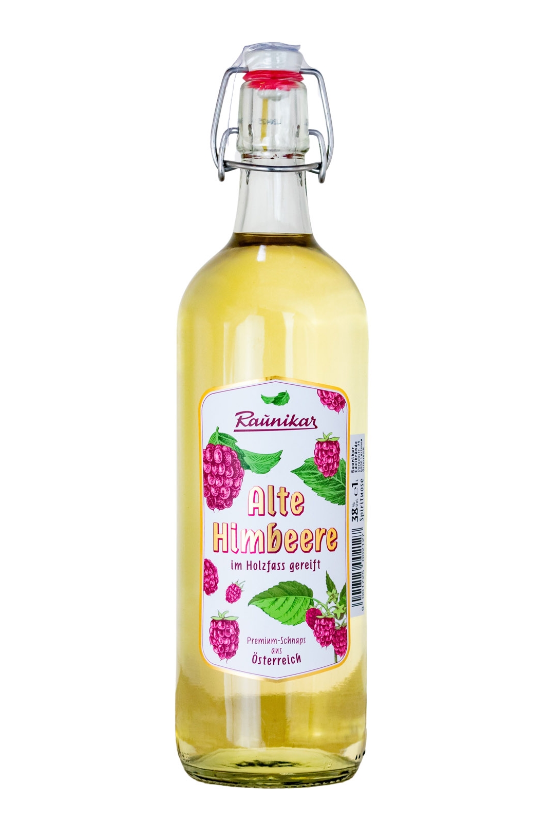 Raunikar Alte Himbeer - 1 Liter 38% vol Raunikar Alte Himbeer - 1 Liter 38% vol