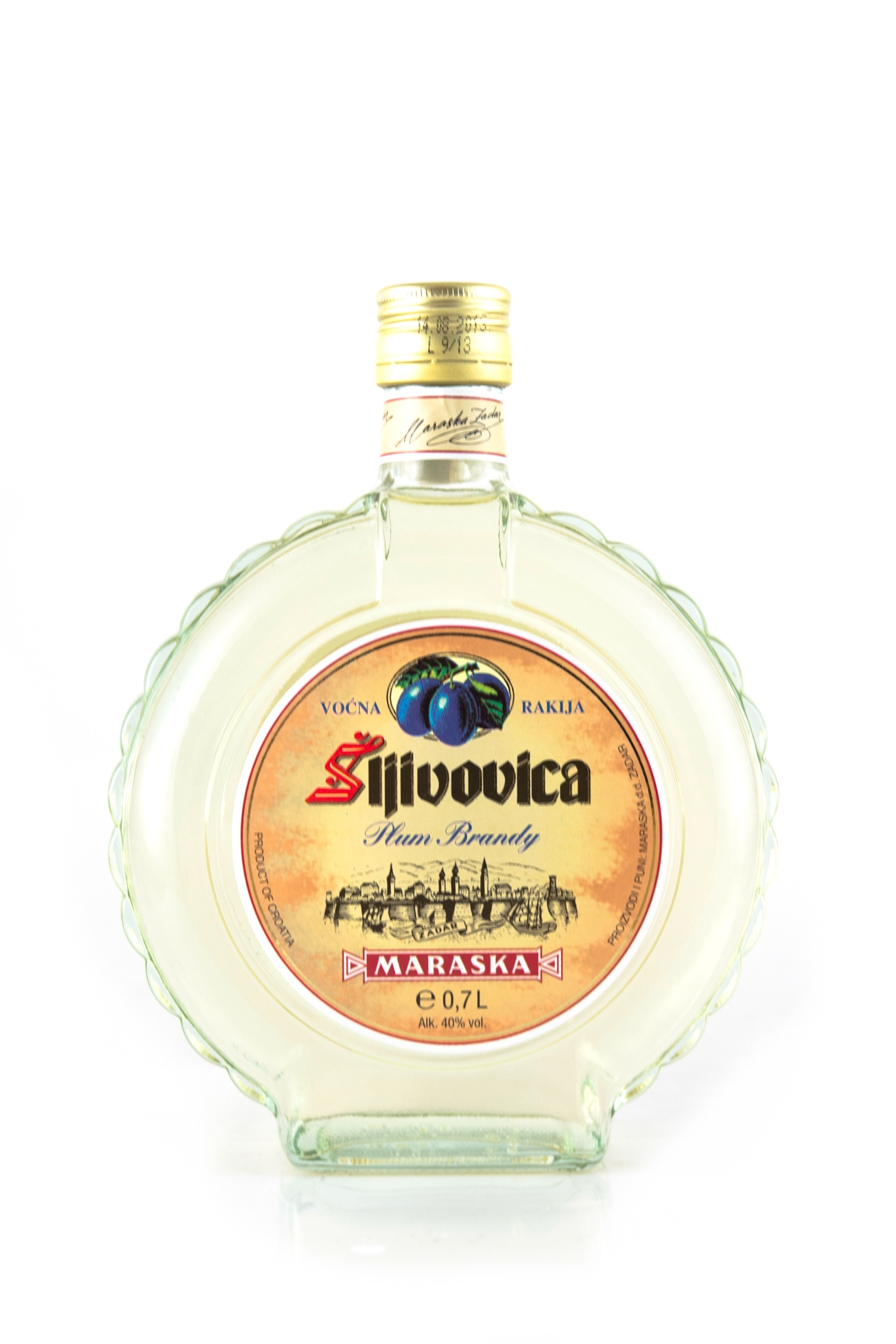 Sljivovica Cutura Vocna Rakija Pflaumenbrand - 0,7L 40% vol