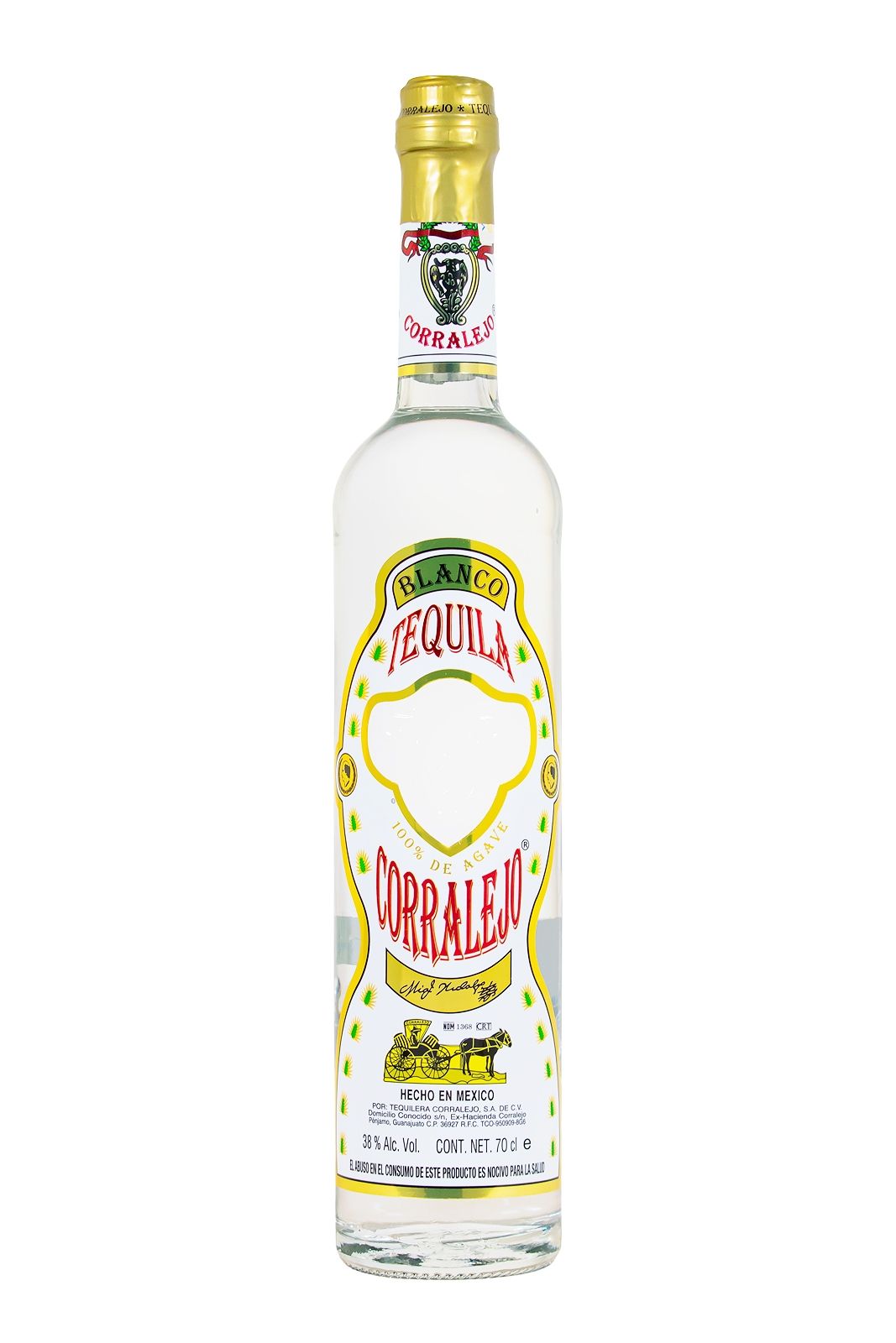 Corralejo Blanco Tequila - 0,7L 38% vol