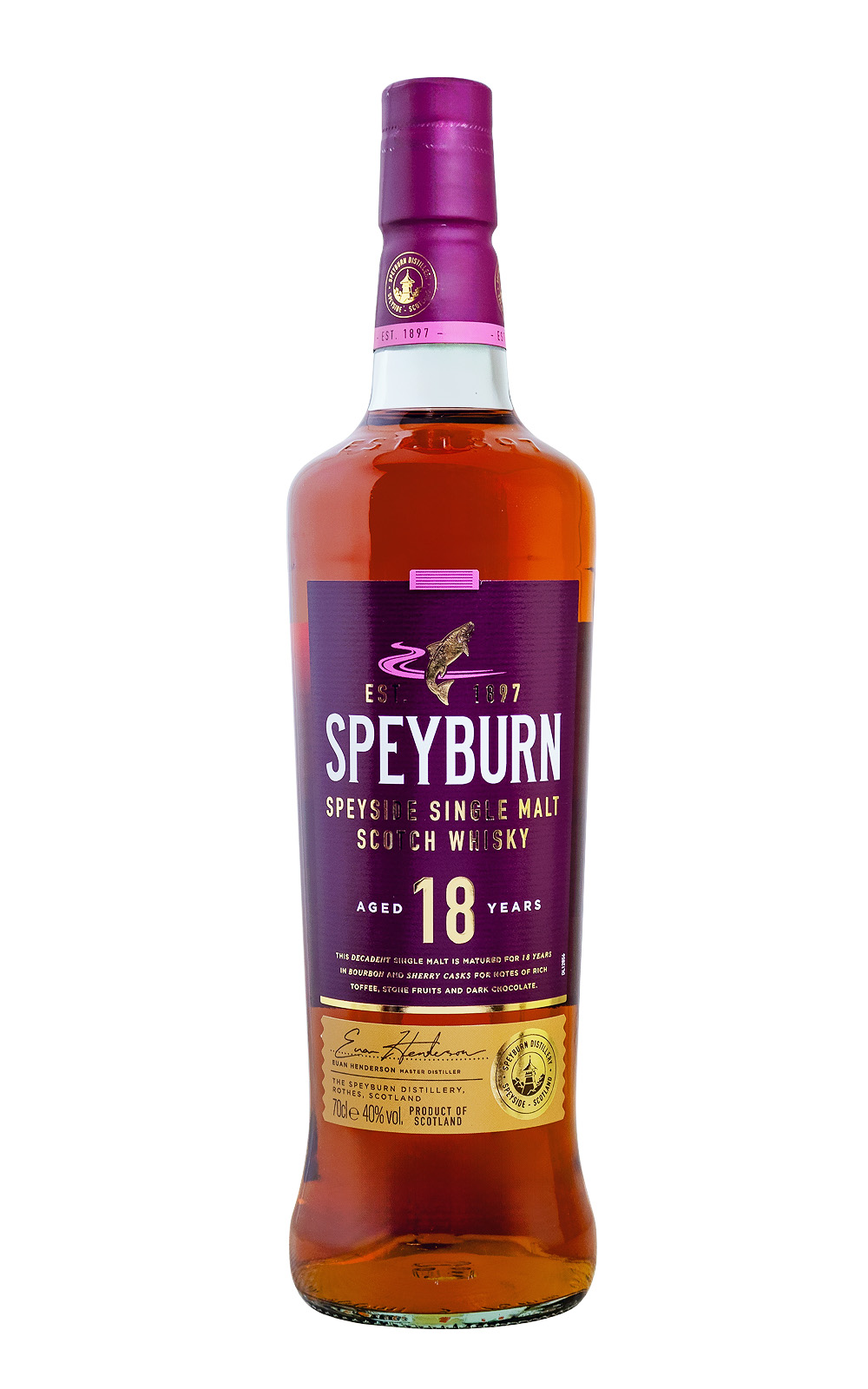 Speyburn 18 Jahre Single Malt Scotch Whisky - 0,7L 40% vol
