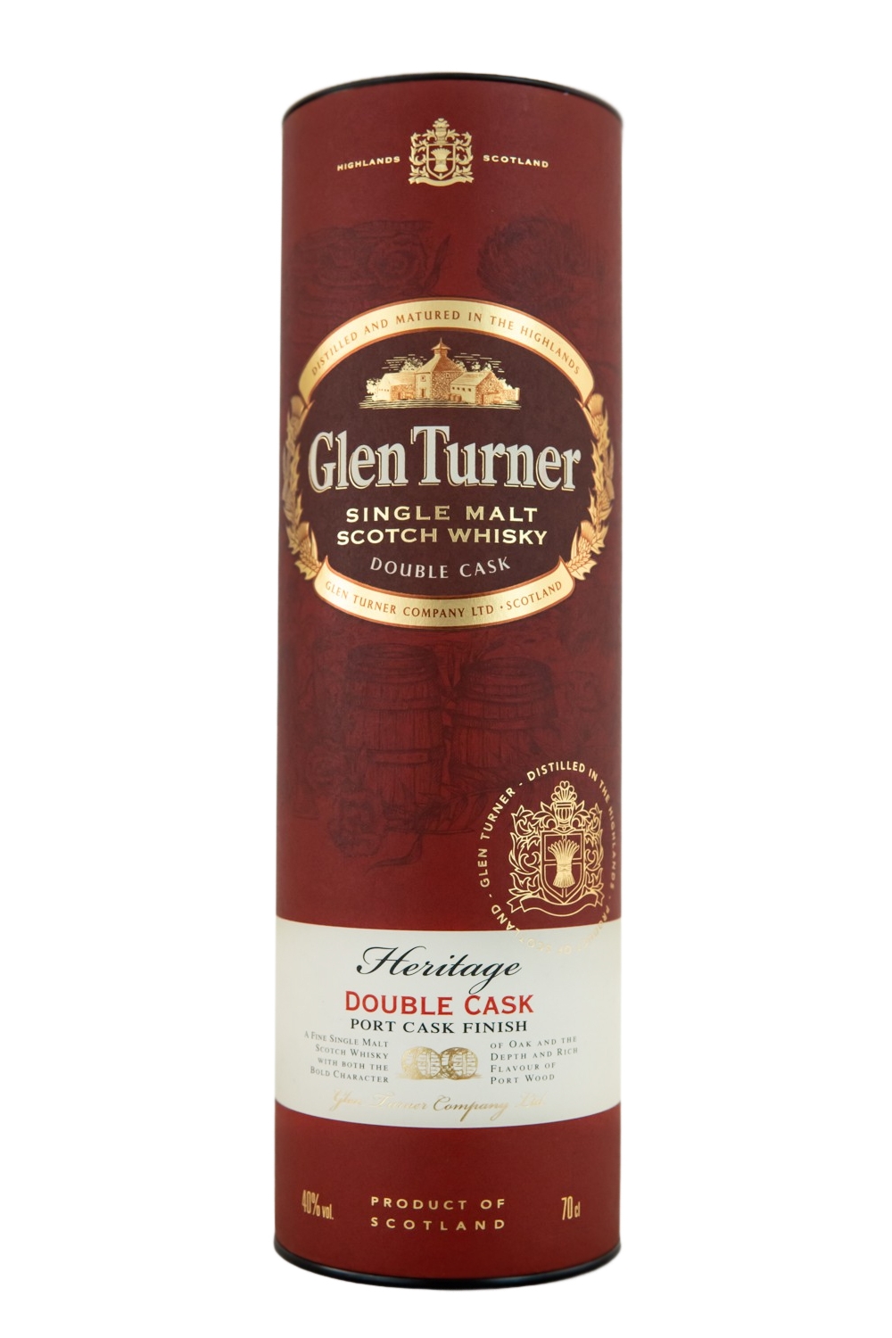 Glen Turner Heritage Single Malt Scotch - 0,7L 40% vol