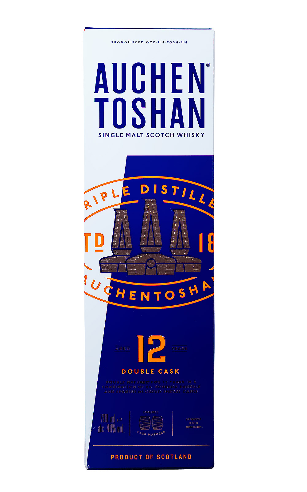 Auchentoshan 12 Jahre Single Malt Scotch Whisky - 0,7L 40% vol