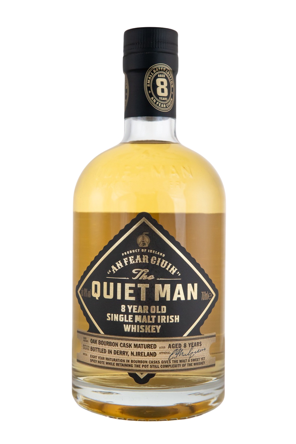 The Quiet Man 8 Jahre Single Malt Irish Whiskey - 0,7L 40% vol