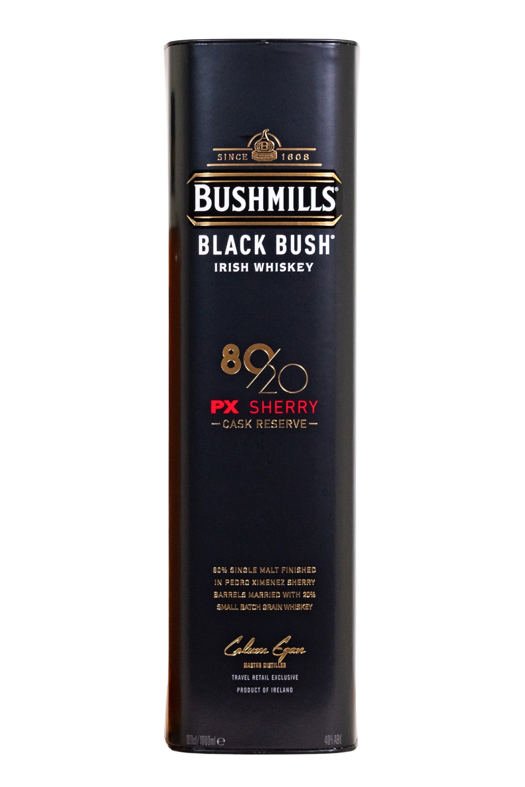 Bushmills Black Bush Sherry Cask Reserve PX 80-20 - 1 Liter 40% vol Bushmills Black Bush Sherry Cask Reserve PX 80-20 - 1 Liter 40% vol