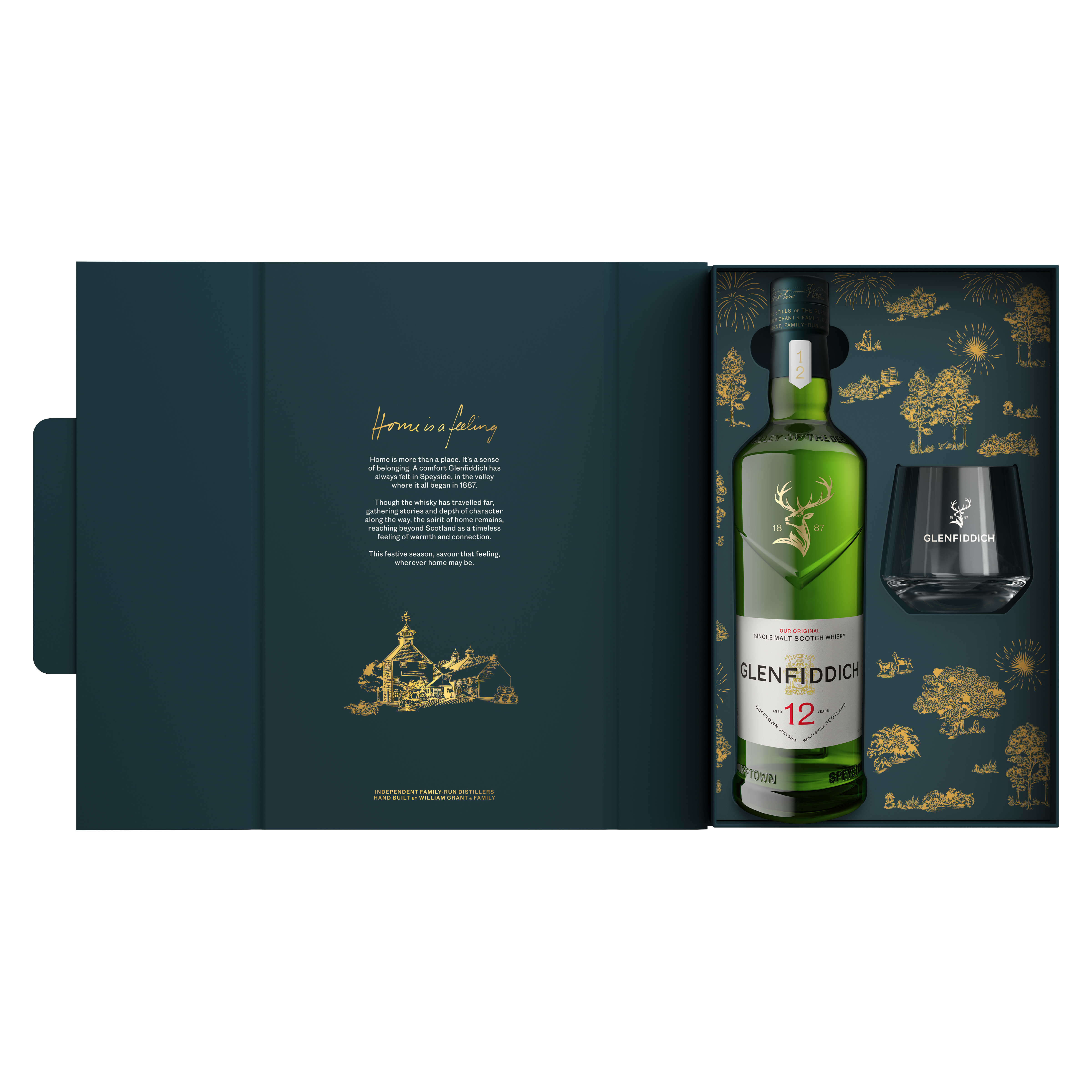 Glenfiddich 12 Jahre inkl. Tumbler - 0,7L 40% vol