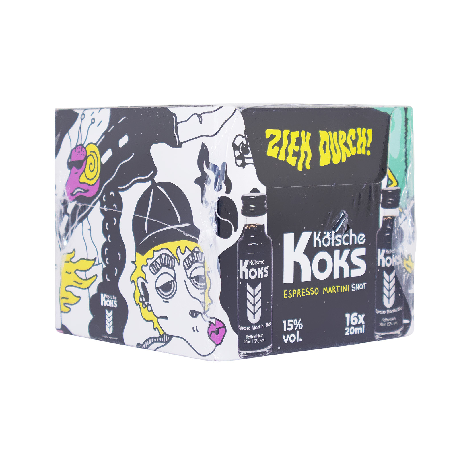 Paket [16 x 0,02L] Kölsche Koks - 0,32L 15% vol