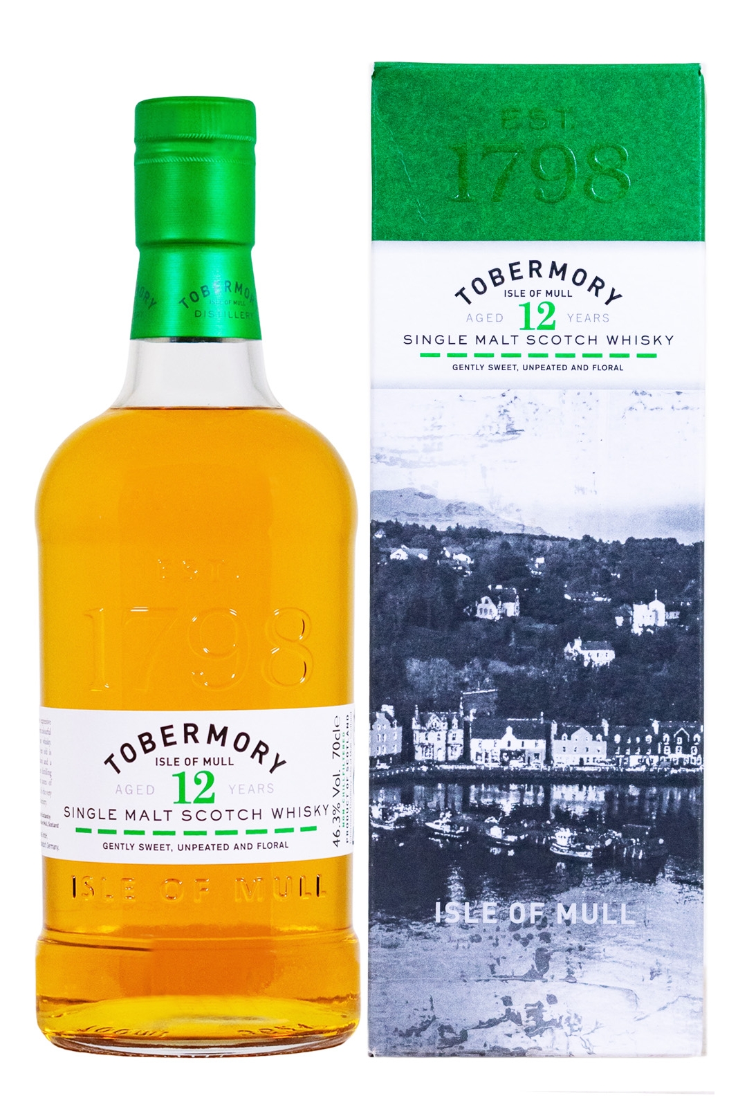 Tobermory 12 Jahre Single Malt Whisky - 0,7L 46,3% vol