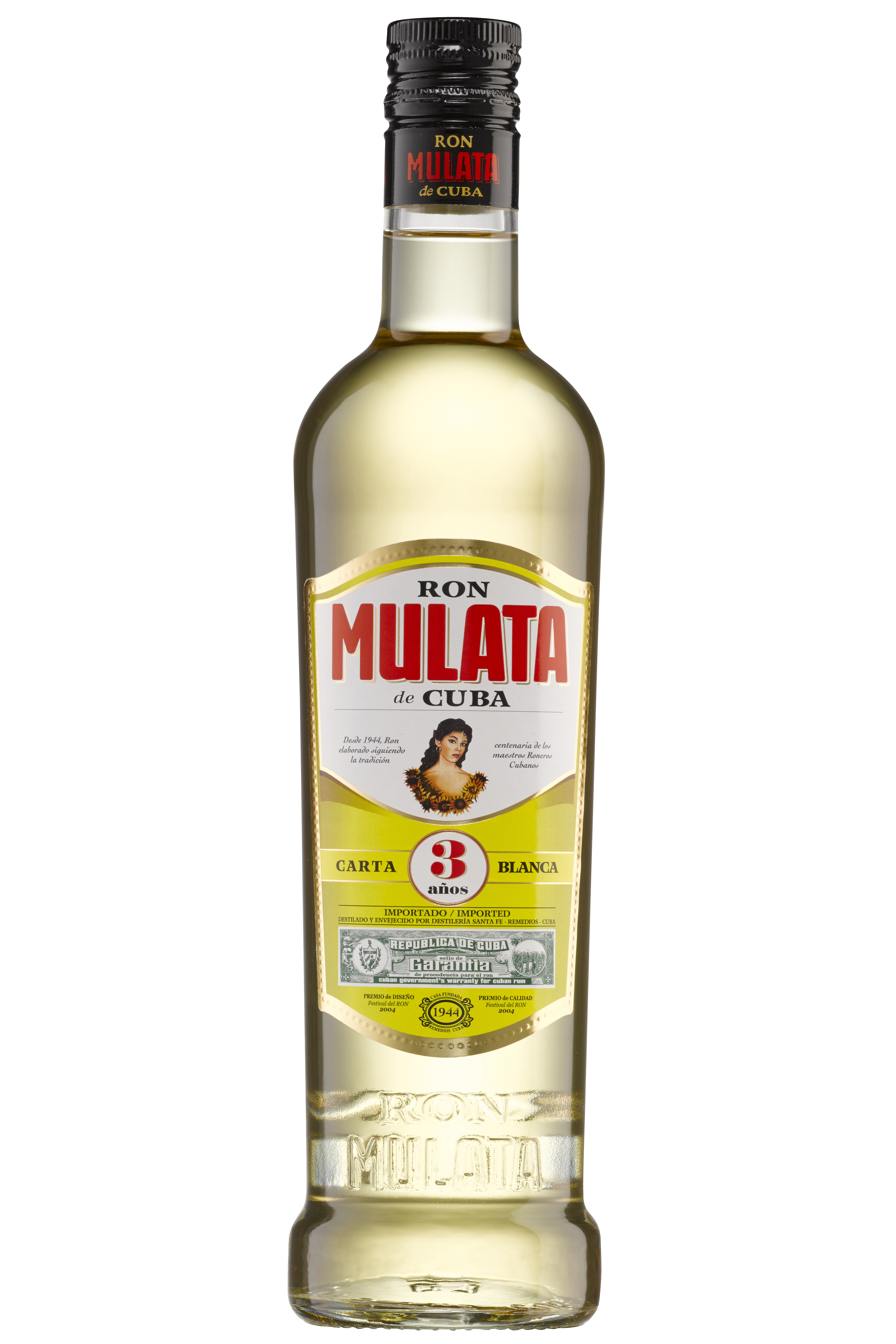 Ron Mulata Carta Blanca 3 Jahre Rum - 0,7L 40% vol