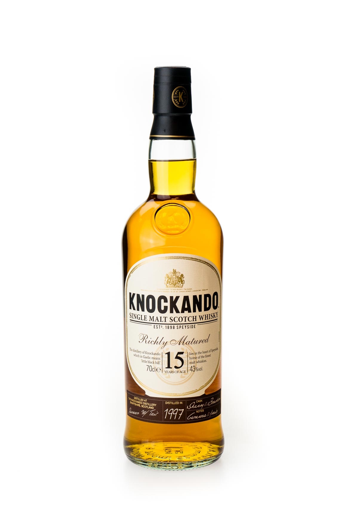 Knockando 15 Jahre Speyside Single Malt Scotch Whisky - 0,7L 43% vol