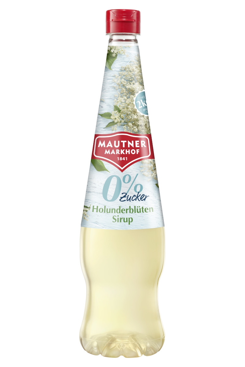 Mautner Holunderblüte Sirup 0% Zucker - 0,7L Mautner Holunderblüte Sirup 0% Zucker - 0,7L