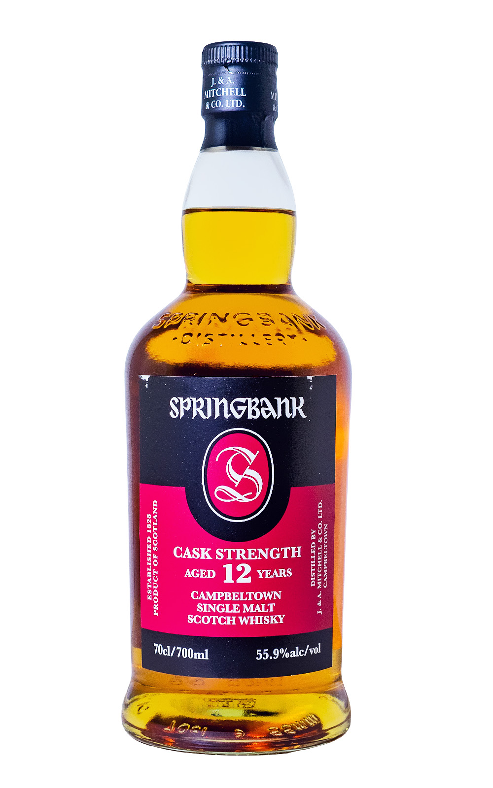 Springbank 12 Jahre Cask Strength 2025 - 0,7L 55,9% vol