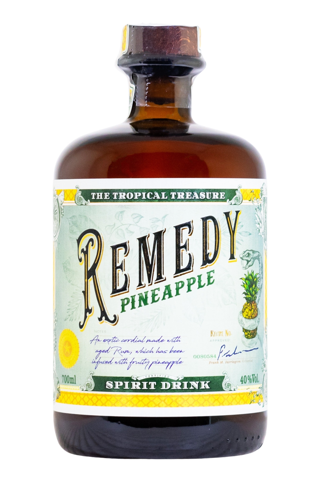 Remedy Pineapple mit Bucket Hat - 0,7L 40% vol