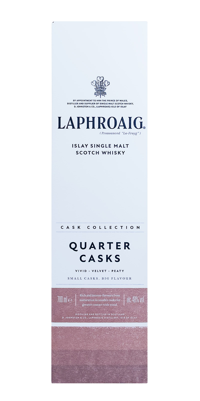 Laphroaig Quarter Cask Islay Single Malt Scotch Whisky - 0,7L 48% vol