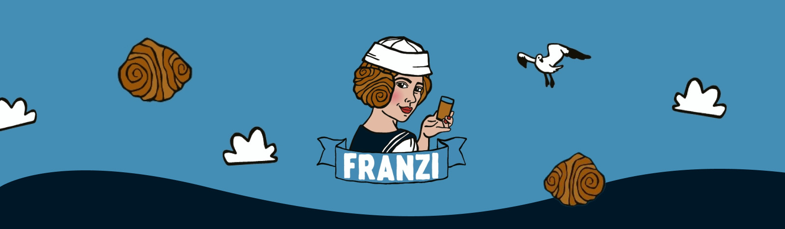Franzi Banner mit Logo