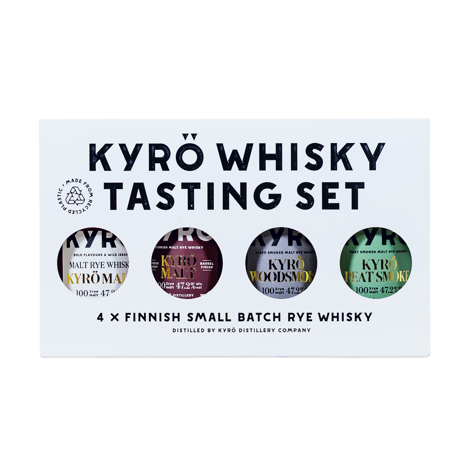 Paket [4 x 0,05L] Kyrö Whisky Tasting Set - 0,2L 47,2% vol