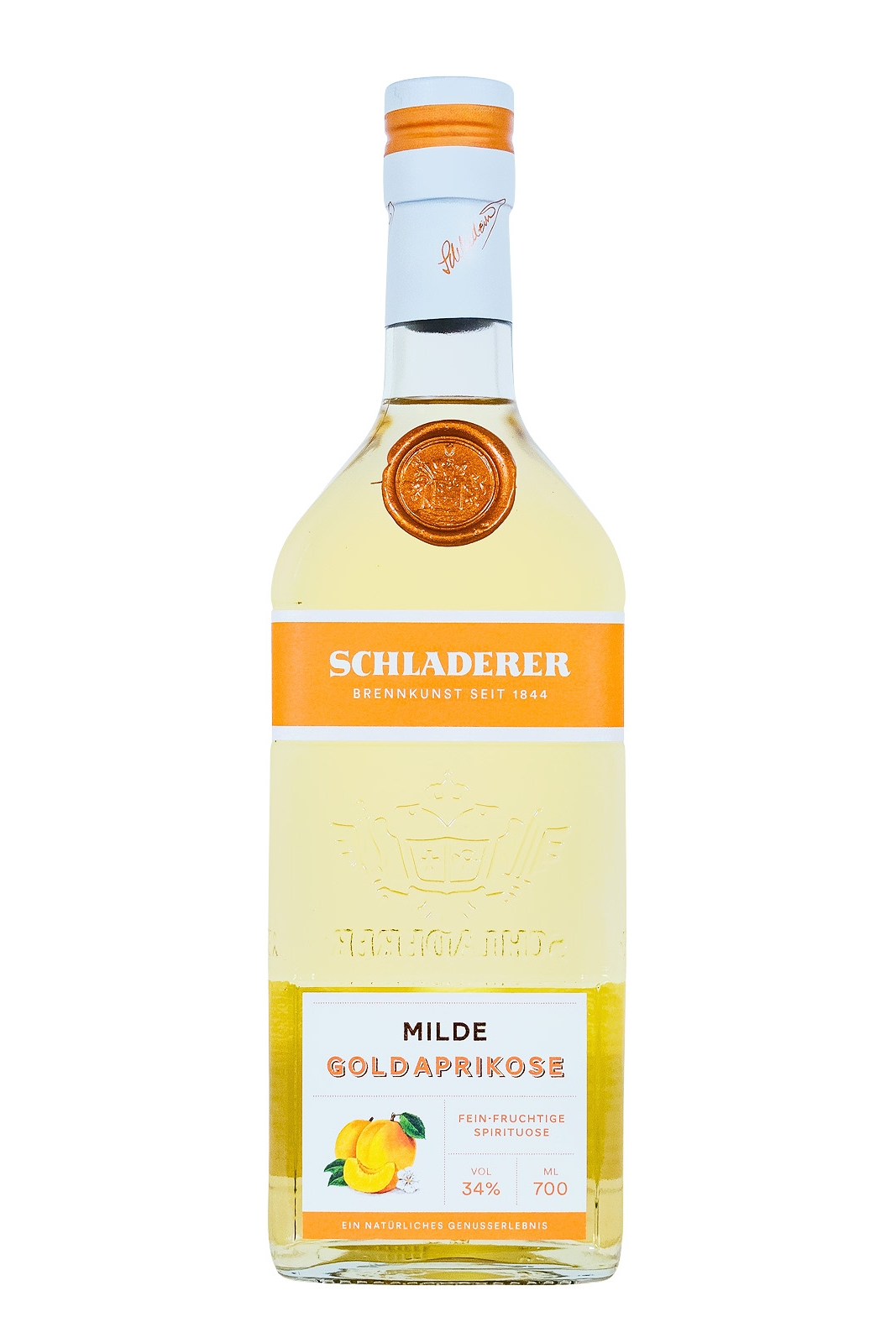 Schladerer Milde Goldaprikose - 0,7L 34% vol Schladerer Milde Goldaprikose - 0,7L 34% vol