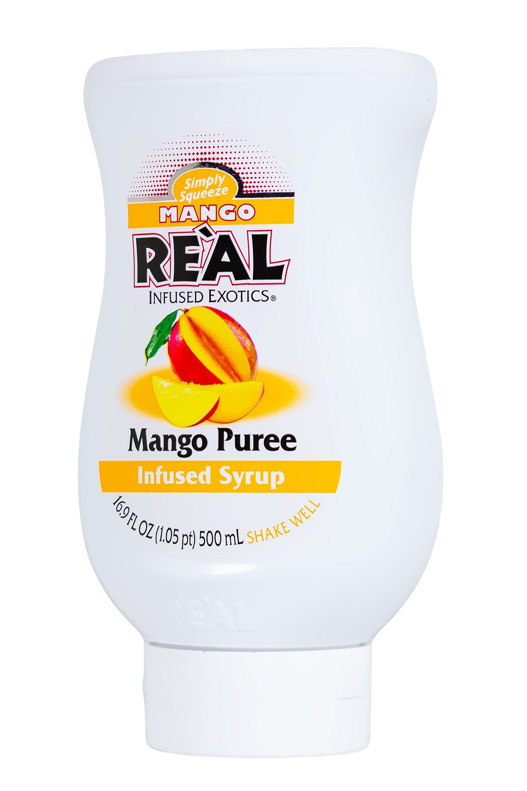 Real Mango Sirup mit Mangopüree - 0,5L Real Mango Sirup mit Mangopüree - 0,5L