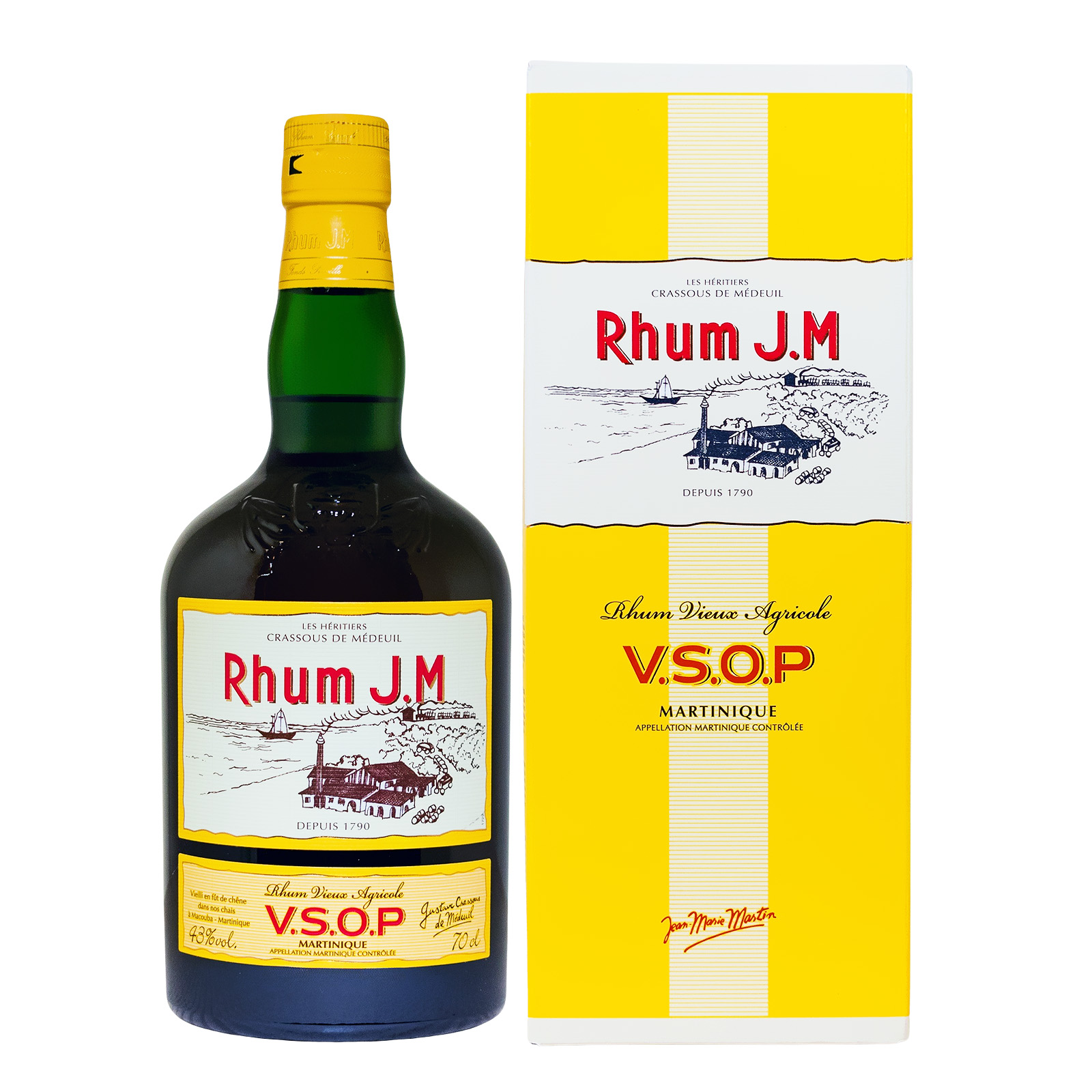 Rhum J.M VSOP - 0,7L 43% vol Rhum J.M VSOP - 0,7L 43% vol