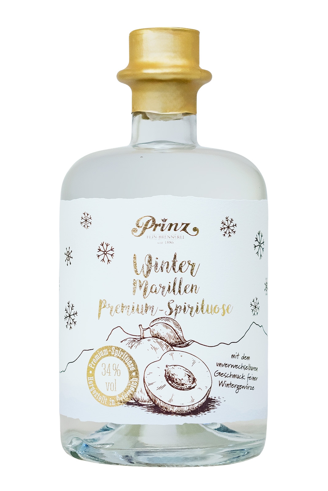 Prinz Winter Marille - 0,5L 34% vol Prinz Winter Marille - 0,5L 34% vol