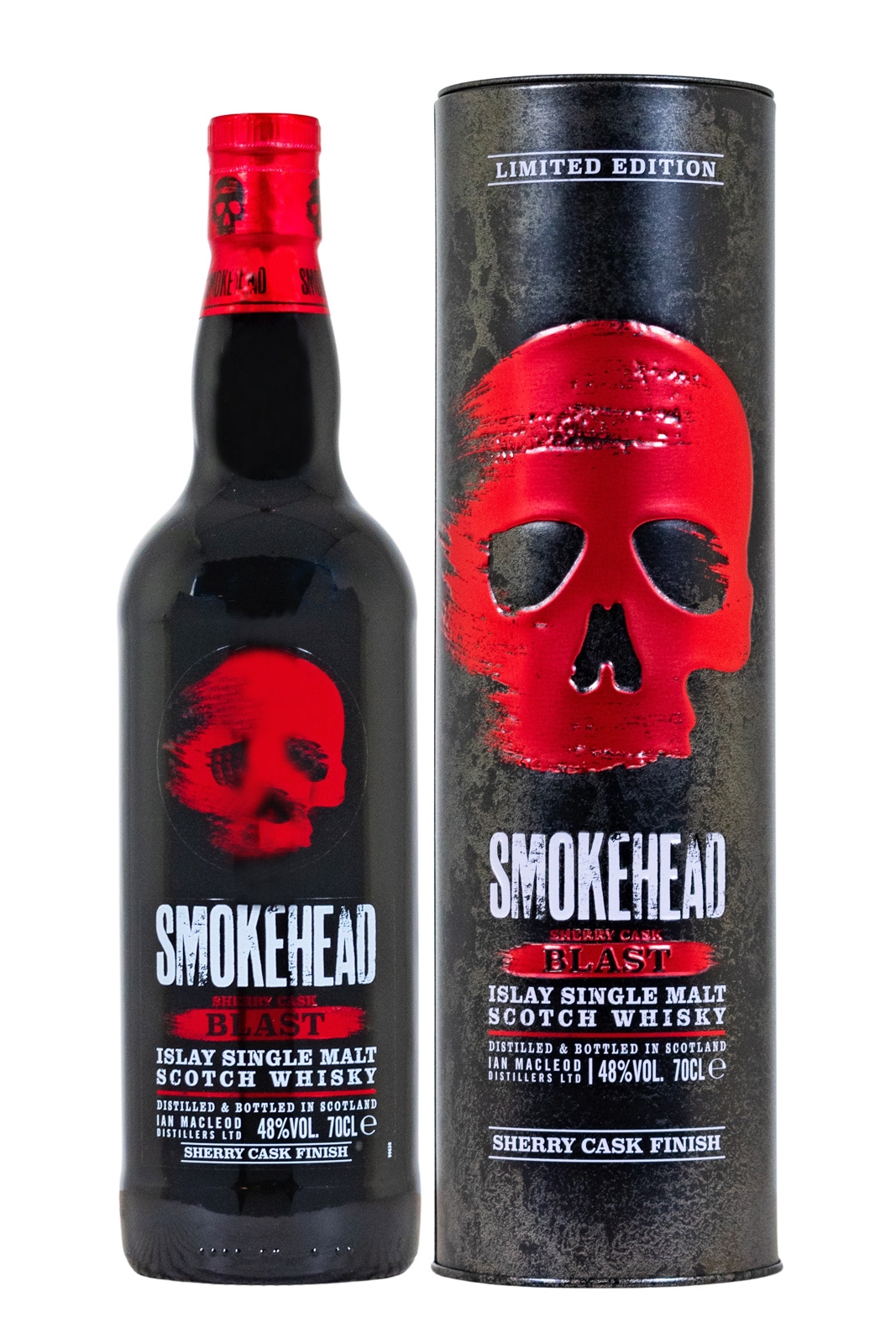 Smokehead Sherry Cask Blast Single Malt Scotch Whisky - 0,7L 48% vol Smokehead Sherry Cask Blast Single Malt Scotch Whisky - 0,7L 48% vol