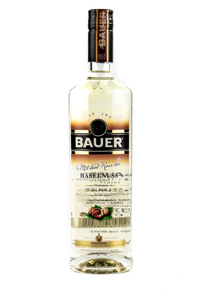 Bauer Kuss Haselnuss - 0,7L 33% vol Bauer Kuss Haselnuss - 0,7L 33% vol