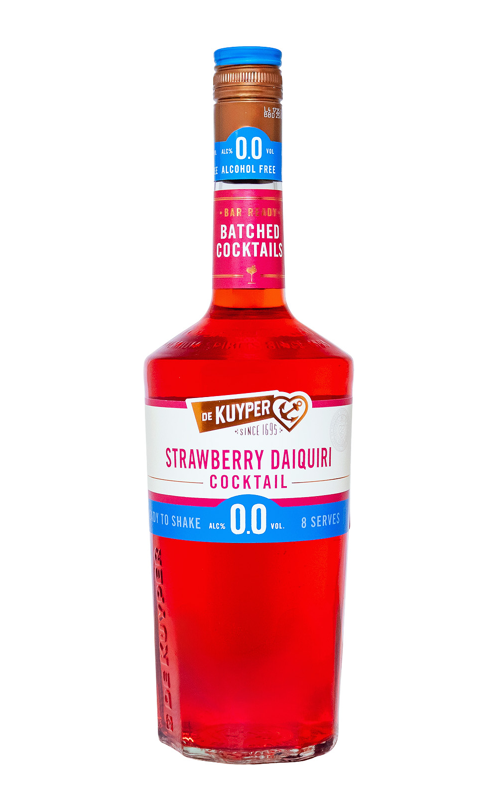 De Kuyper Strawberry Daiquiri Cocktail 0,0% Alkoholfrei - 1 Liter