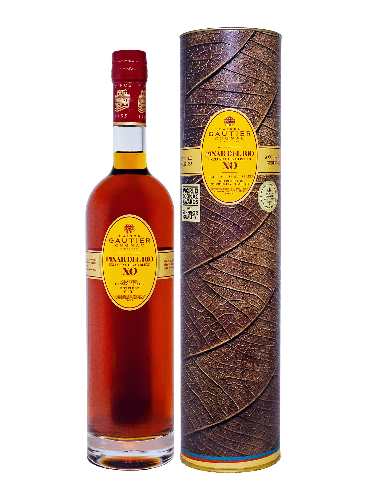 Maison Gautier XO Pinar Del Rio Cigar Cognac - 0,7L 41,2% vol