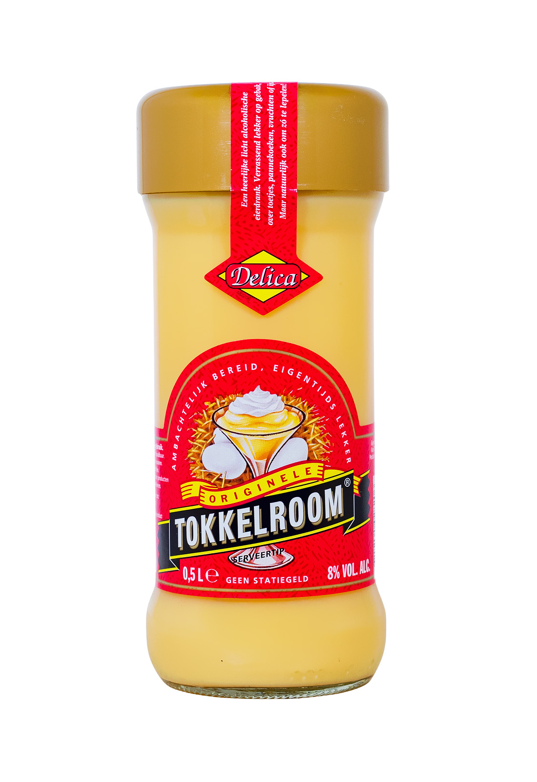 Tokkelroom Sahnelikör - 0,5L 8% vol