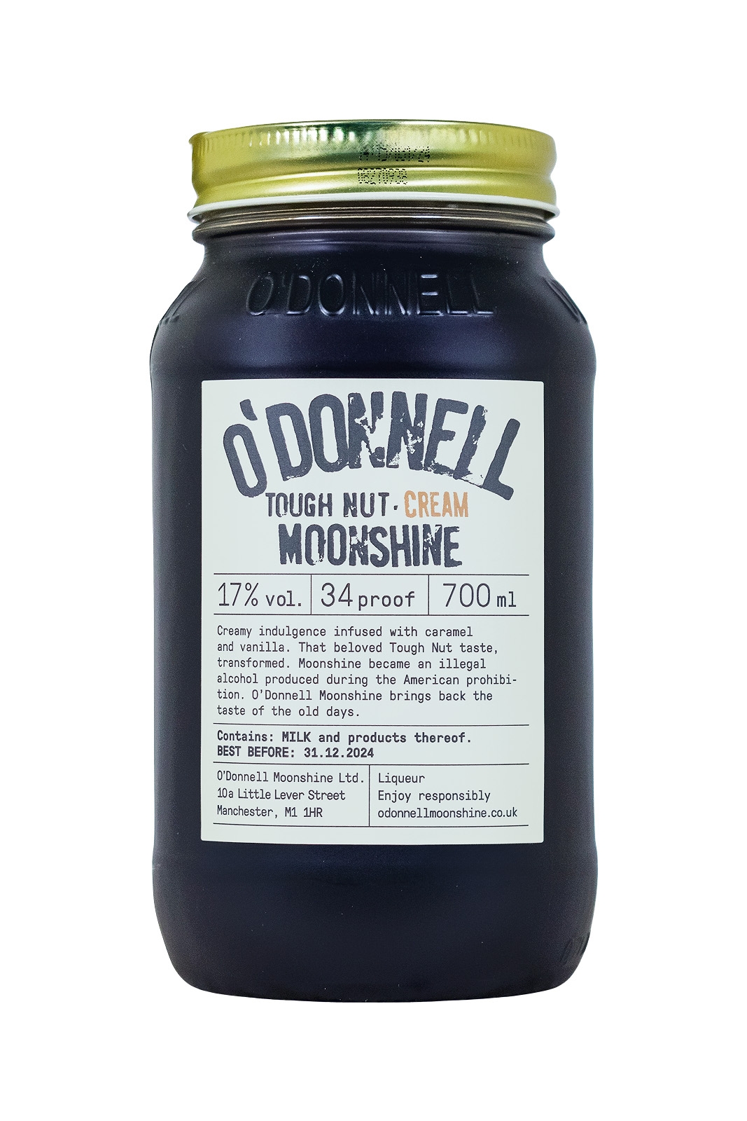O'Donnell Moonshine Tough Nut Cream - 0,7L 17% vol O'Donnell Moonshine Tough Nut Cream - 0,7L 17% vol