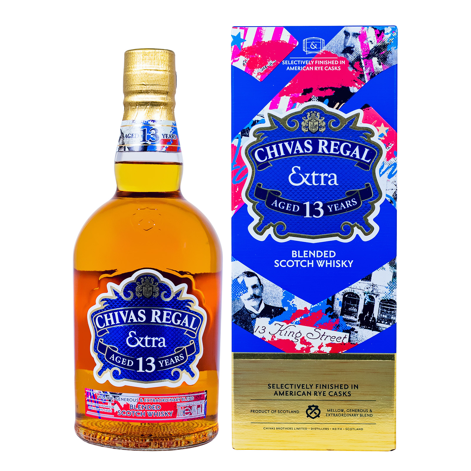 Chivas Regal Extra 13 Jahre Blended Scotch Whisky - 0,7L 40% vol (21.05.2025) Chivas Regal Extra 13 Jahre Blended Scotch Whisky - 0,7L 40% vol