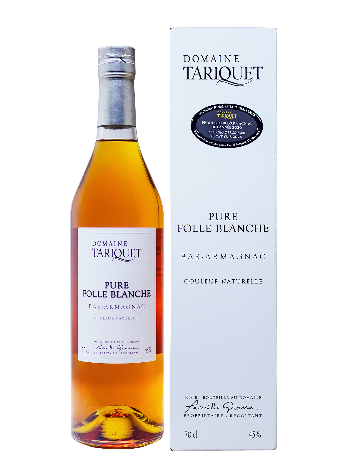 Domaine Tariquet Pure Folle Blanche VS Bas-Armagnac - 0,7L 45% vol