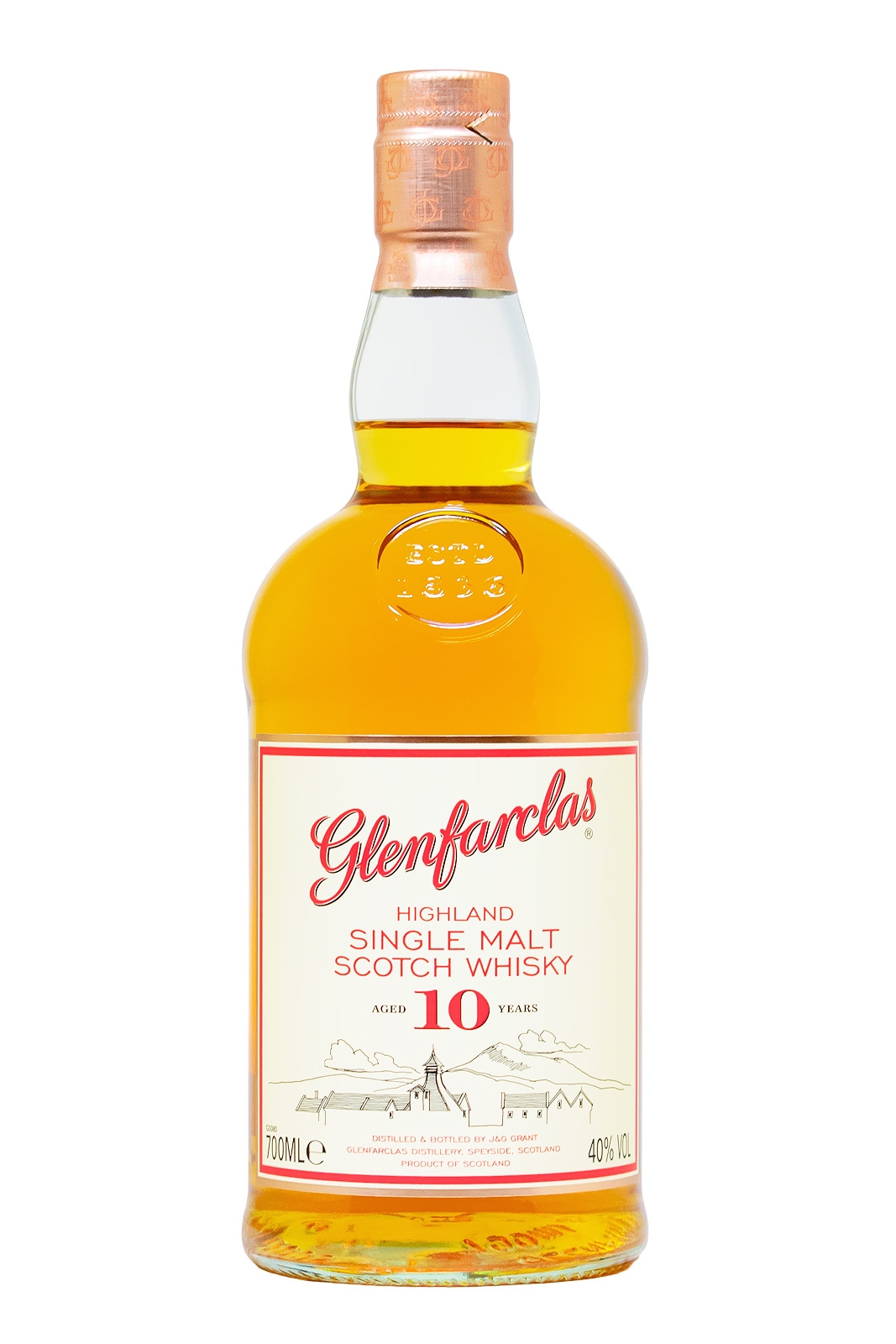 Glenfarclas 10 Jahre Single Malt Scotch Whisky - 0,7L 40% vol