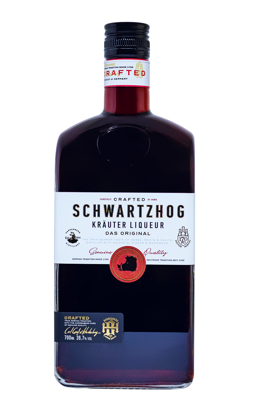 Hardenberg Schwartzhog Kräuterlikör - 0,7L 36,7% vol