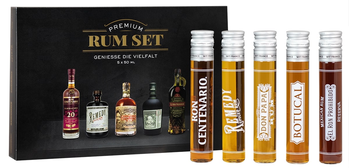 Rum Tasting Box Premium - 0,25L 40,3% vol