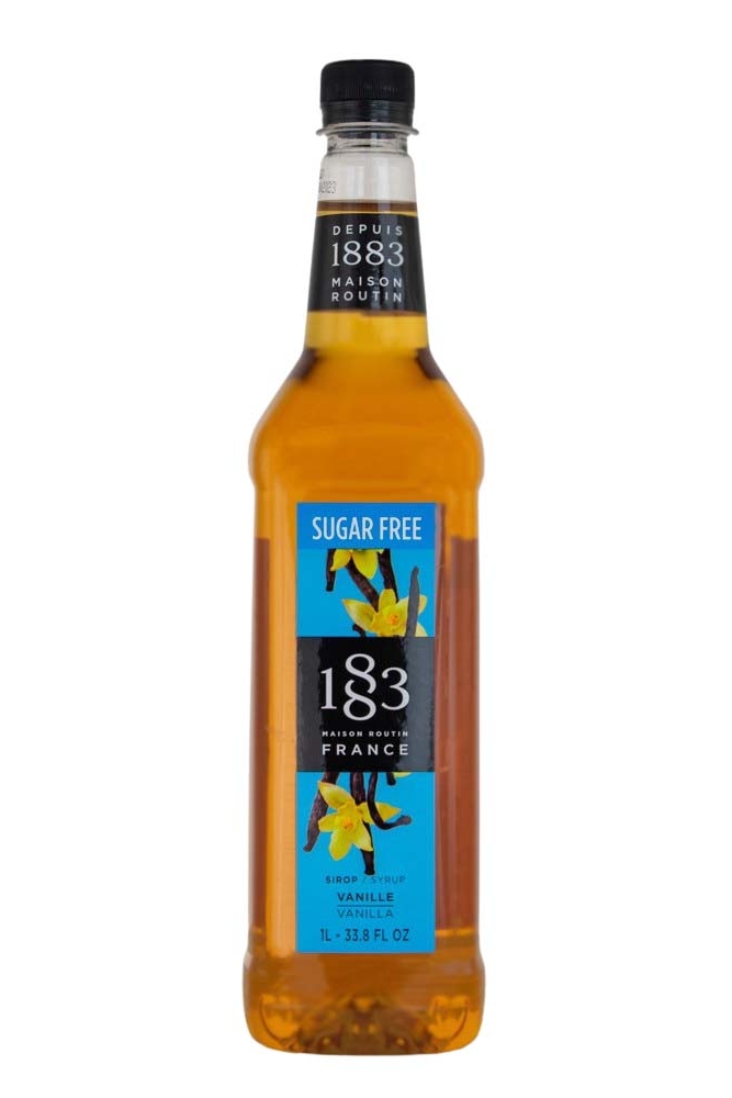 Maison Routin 1883 Vanille Sirup zuckerfrei PET-Flasche - 1 Liter