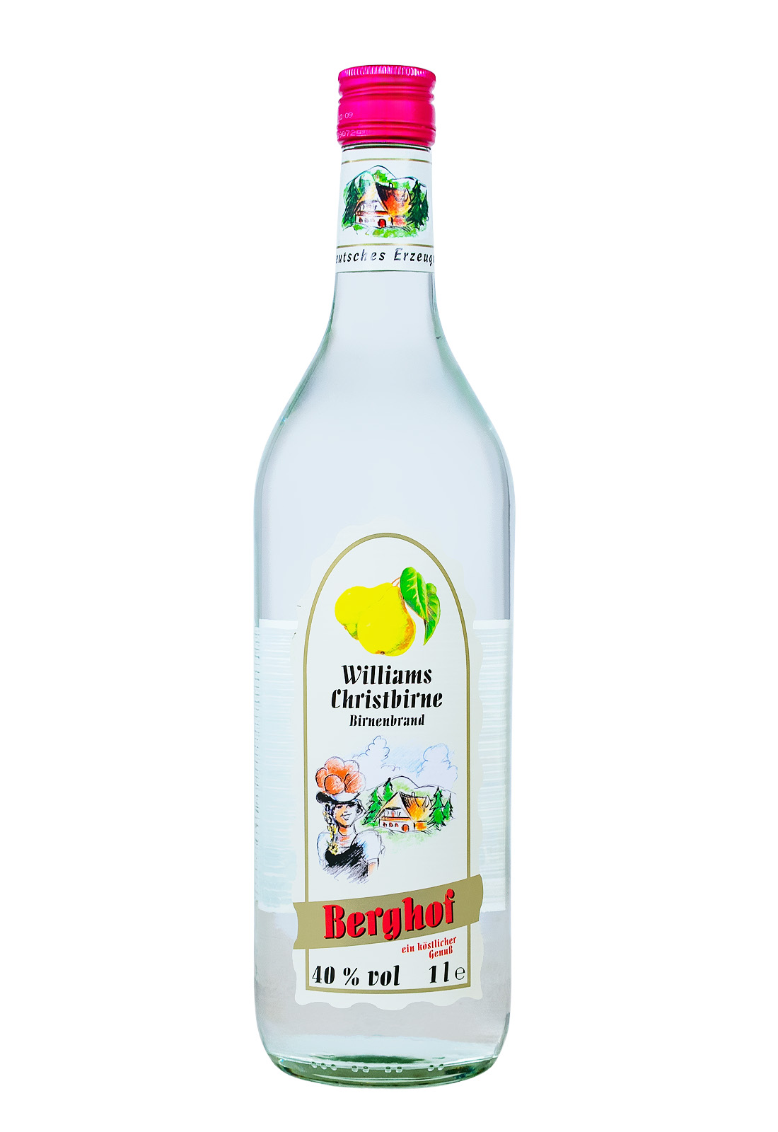 Berghof Williams Christbirne - 1 Liter 40% vol