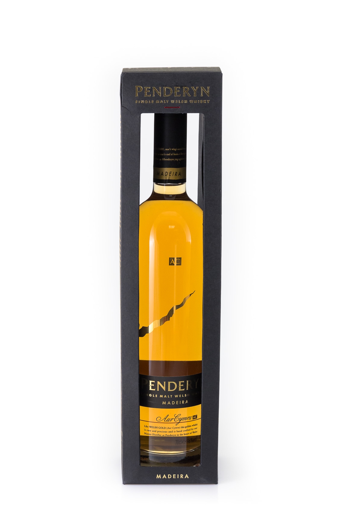 Penderyn Madeira Finish Aur Cymru Single Malt Welsh Whisky - 0,7L 46% vol