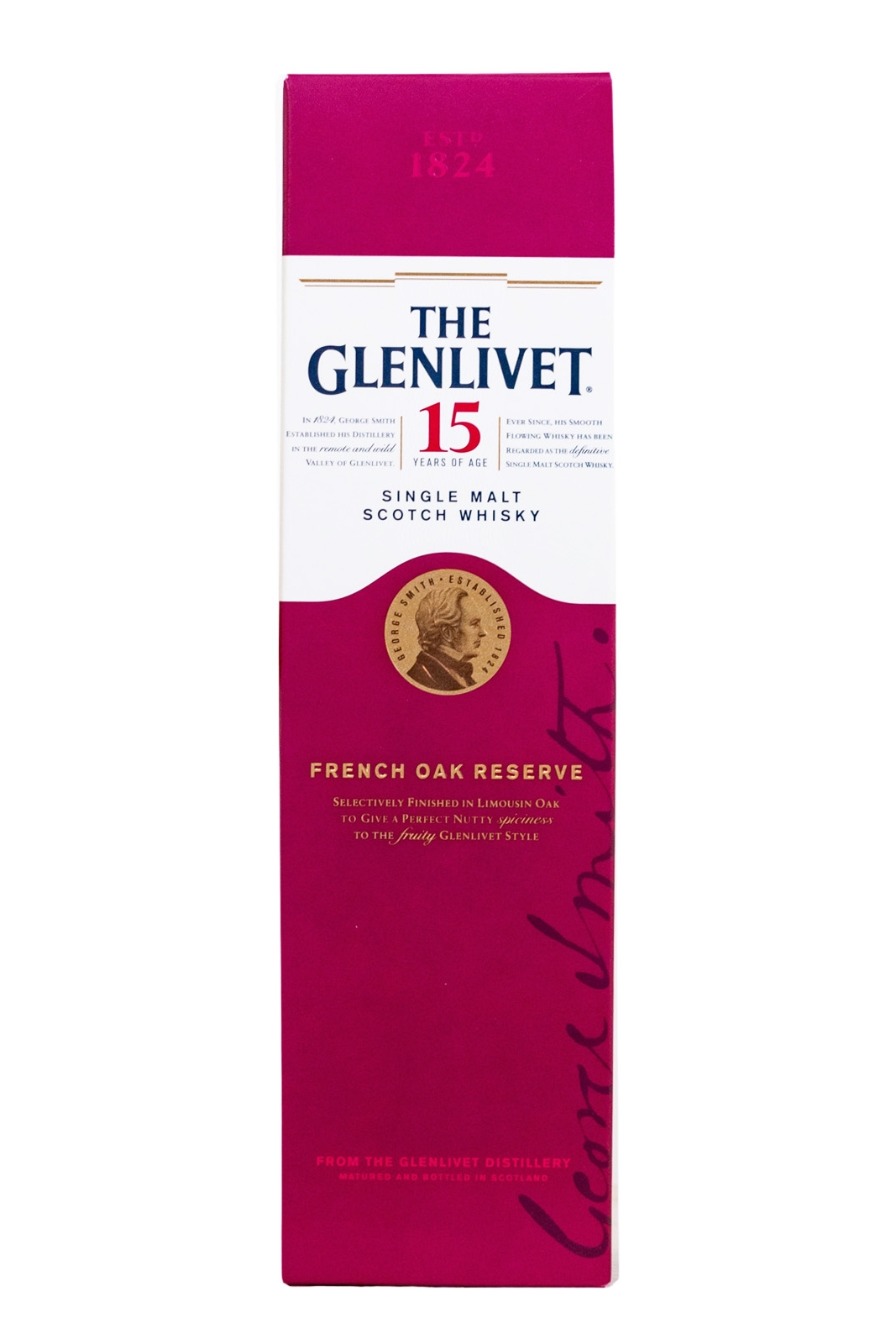The Glenlivet 15 Jahre French Oak Reserve Single Malt Scotch Whisky - 0,7L 40% vol