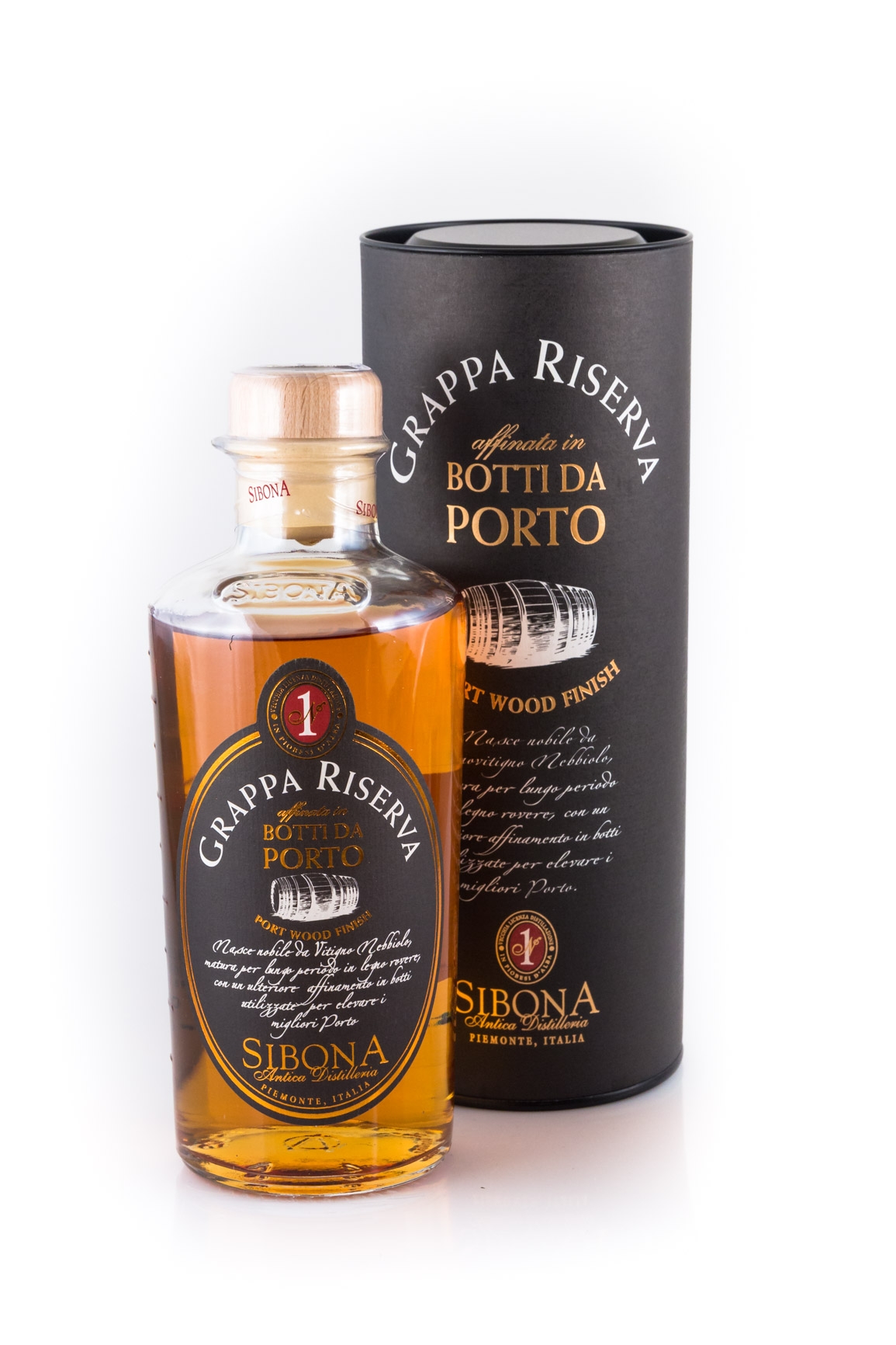 Sibona Grappa Riserva Botti da Porto - 0,5L 40% vol Sibona Grappa Riserva Botti da Porto - 0,5L 40% vol