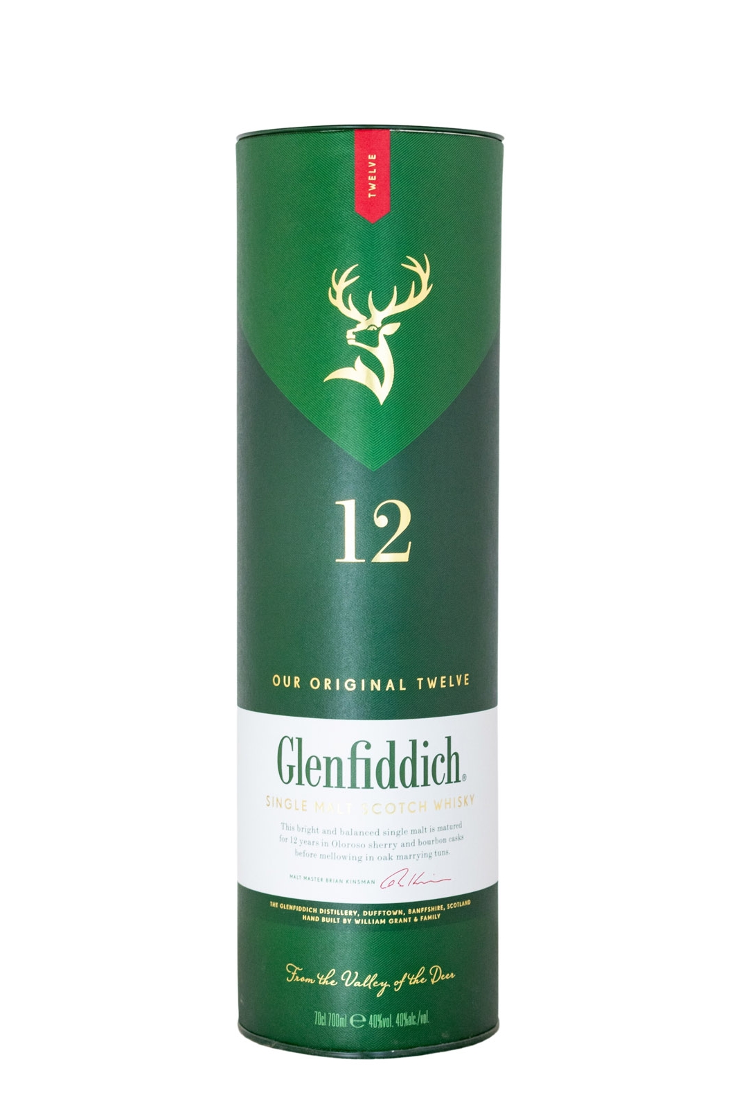 Glenfiddich 12 Jahre Single Malt Scotch Whisky - 0,7L 40% vol