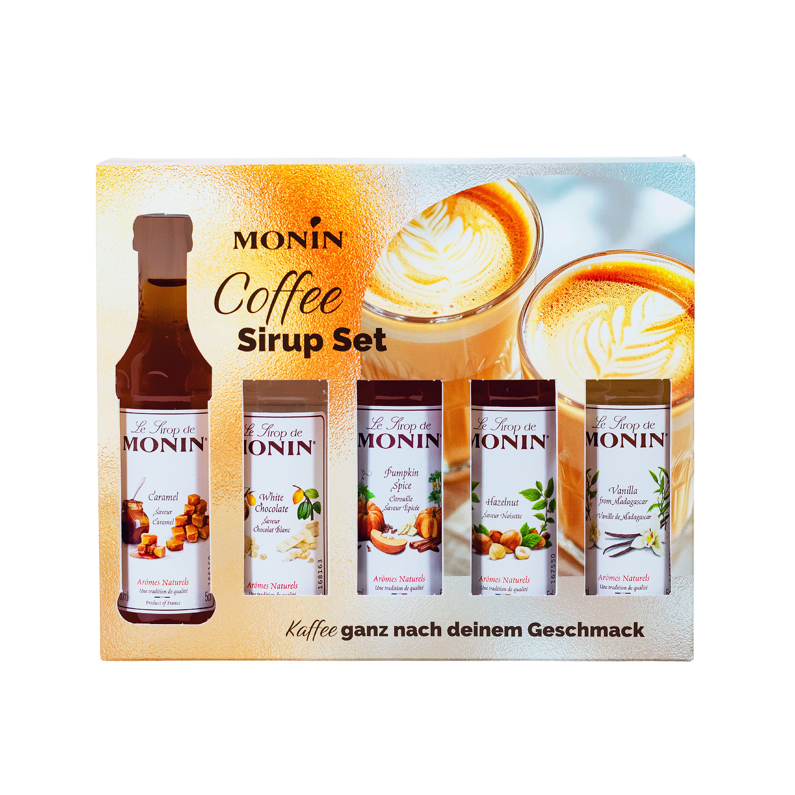 Paket [5 x 0,05L] Monin Coffee Trends Set - 0,25L